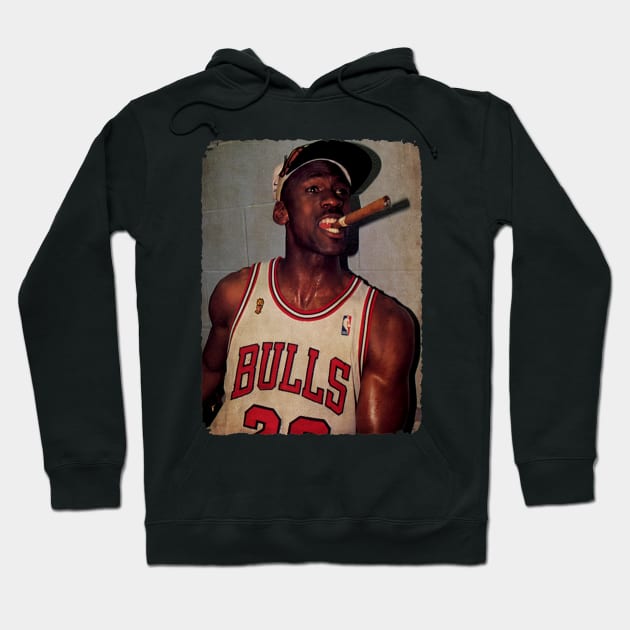 Michael Jordan Cigar Hoodie by Milu Milu